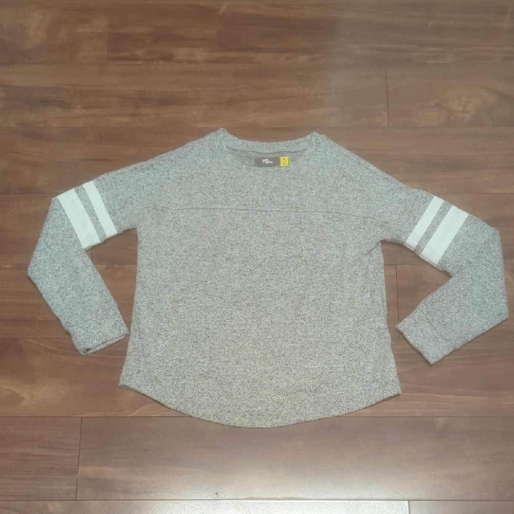 Rumi+ Ryder Girls Gray Knit Sweater